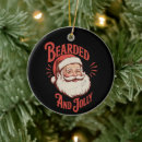 Search for beard christmas tree decorations Santa