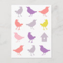 Search for bird postcards Pink