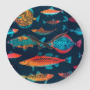 Search for fish clocks Watercolor