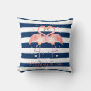 Search for blue flamingo cushions Striped