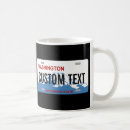 Search for license plate mugs Blue