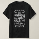 Search for invisible tshirts Disability