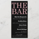 Search for bar menus Pink