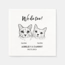 Search for pet cocktail wedding napkins Reception