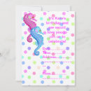 Search for seahorse invitations Celebration