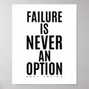 Search for failure motivational posters Typography