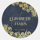 Search for luxury gold wedding stickers Flourish