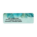 Search for palm fronds return address labels Modern