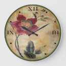 Search for burgundy clocks Botanical