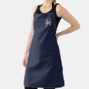Search for navy blue monogram aprons Monogrammed