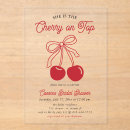 Search for cherry bridal shower invitations Valentines