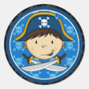 Search for pirate captain stickers Boy