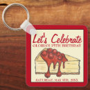 Search for birthday celebration key rings Party