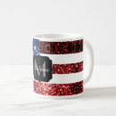 Search for glitters flag mugs Red white and blue