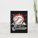 Search for santa baseball christmas cards Season