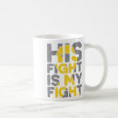 Search for gold ribbon mugs Childhood cancer survivor