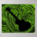Search for guitar posters Green
