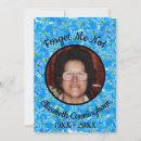 Search for forget me nots invitations Memorial