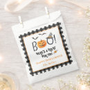 Search for halloween favour bags Boo