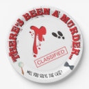 Search for escape room paper plates Detective