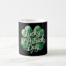 Search for vintage st patricks day mugs Four leaf clover