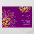 Search for purple mandala invitations Indian