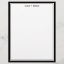 Search for black and white stationery paper Simple