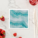 Search for marble napkins Turquoise