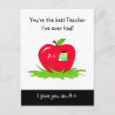 Search for cute apple postcards Teacher