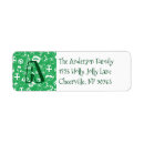 Search for reindeer return address labels Snowflake