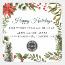 Search for corporate greetings stickers Watercolor