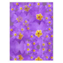 Search for purple flower tablecloths Pattern