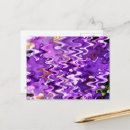 Search for abstract flowers postcards Purple