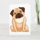 Search for cartoon dog christmas cards Pug