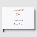 Search for vow renewal guest books We still do