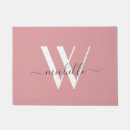 Search for blush doormats Monogrammed