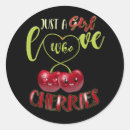 Search for love fruit stickers Red
