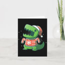 Search for t rex christmas cards Snow