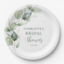 Search for eucalyptus plates Bridal shower
