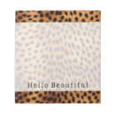 Search for cheetah print notepads Animal