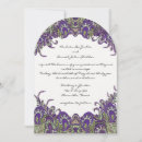 Search for purple peacock wedding invitations Vintage