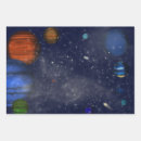 Search for planets wrapping paper Universe