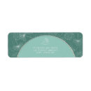 Search for seashell wedding return address labels Aqua