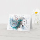 Search for blue hair cards Girl
