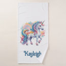 Search for unicorn bath towels Rainbow