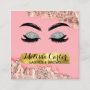 Search for lash extensions business cards Cosmetologist