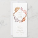 Search for sea shells save the dates Beach