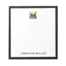 Search for initial notepads For him