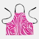 Search for pink zebra aprons Modern