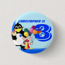 Search for four animals badges Cartoon